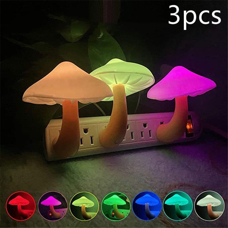 Mushroom Wall Socket Lamp.