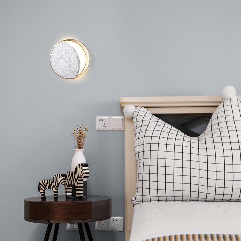 Modern Marble Bedside Wall Lamp