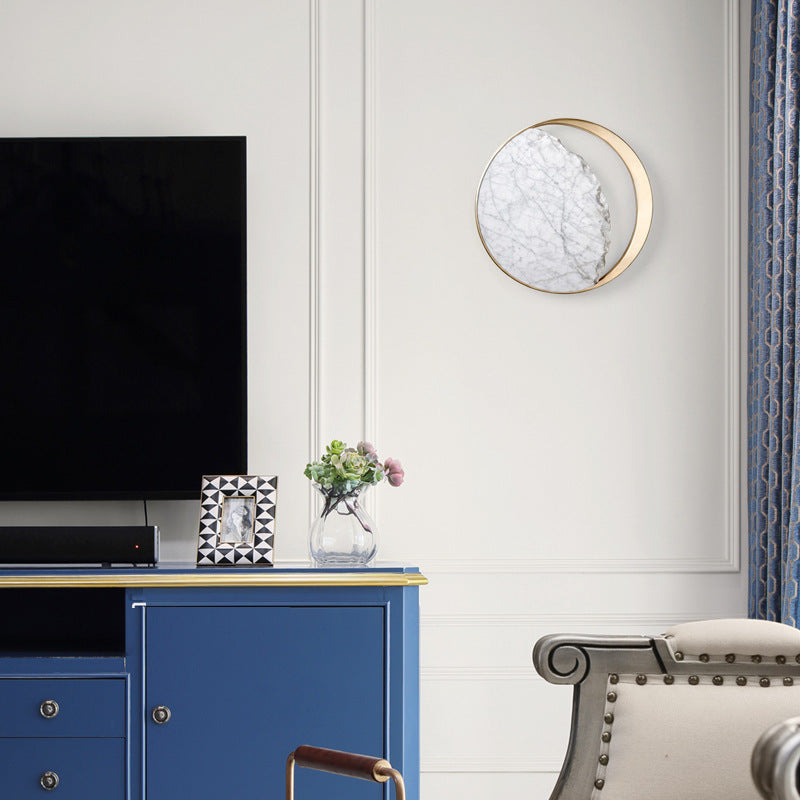 Modern Marble Bedside Wall Lamp