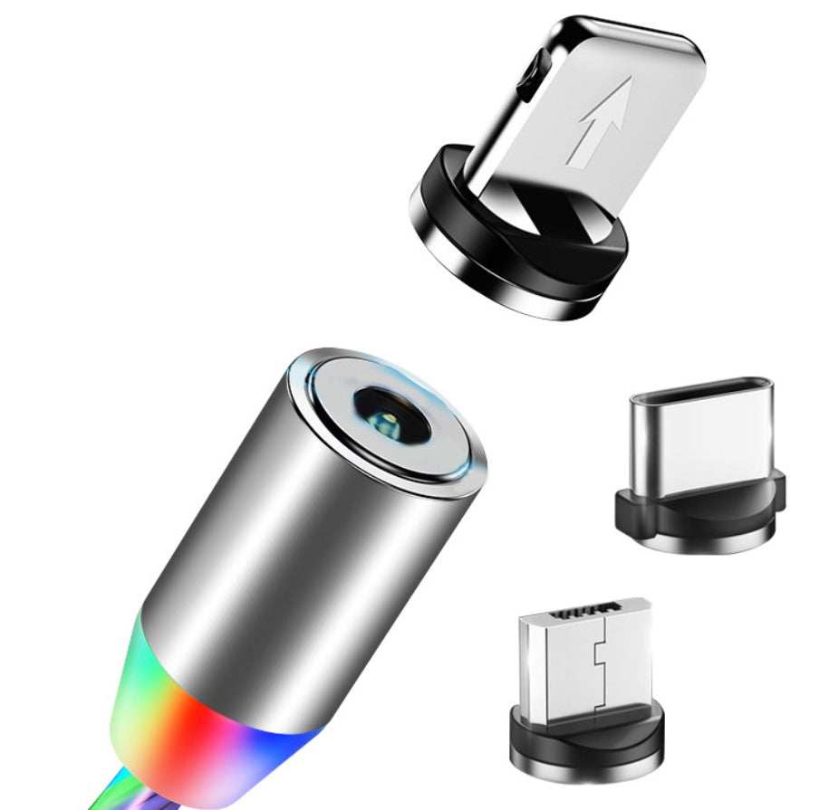 Flowing Light Magnetic Charging Cable for Iphone Android Type-c