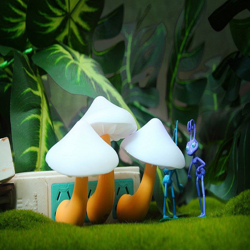 Mushroom Wall Socket Lamp.