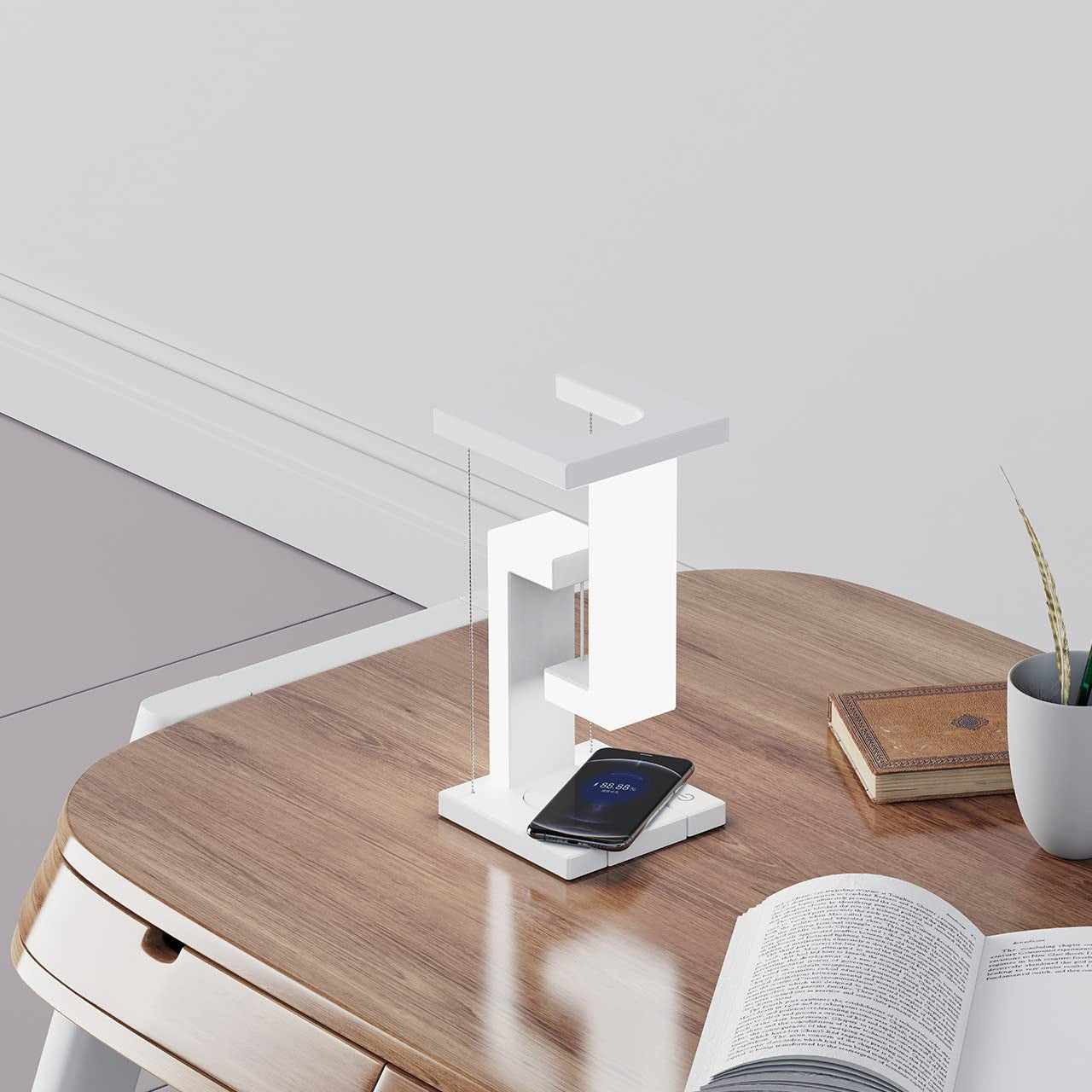 Floating Lamp With Wireless Charging