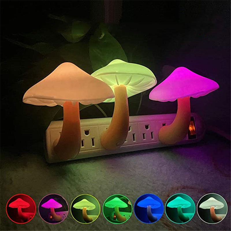 Mushroom Wall Socket Lamp.